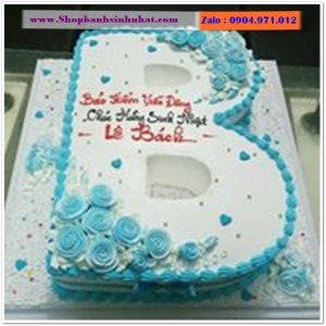 Bánh Sinh Nhật Chữ Cái & Số - RP42